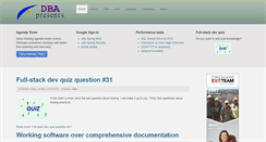 Desktop Screenshot of dba-presents.com